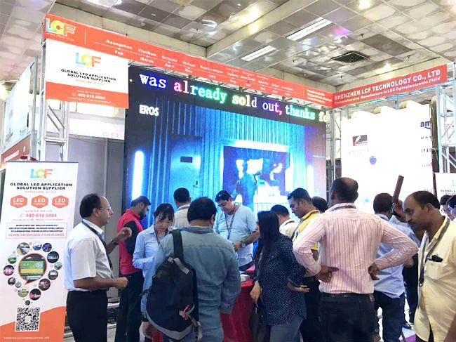 2016年印度新德里广告展钱柜QG777展会现场