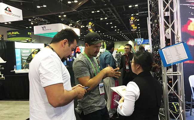 飘洋过海只为狂欢——钱柜QG777美国ISA国际标识展览会大放异彩！