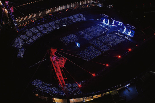 又一舞台奇迹！钱柜QG777LED锥形屏燃爆2024张韶涵巡演现场 