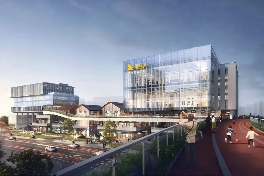 再添新地标！钱柜QG777LED屏点亮泰安荟品仓城市奥莱广场